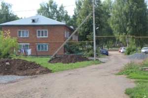 дом 29 ул. Ленина, подготовка для парковки авт.