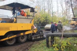 Ремонт пешеходной части на ул. Ленина 25-27